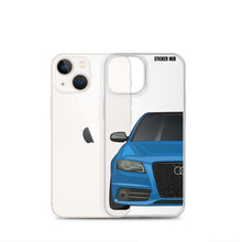 Load image into Gallery viewer, Sprint Blue B8 Audi S4 - iPhone Case