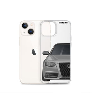 Quartz Gray B8 Audi S4 - iPhone Case