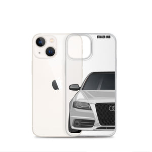 Silver B8 Audi S4 - iPhone Case