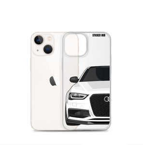 White B8.5 Audi S4 - iPhone Case