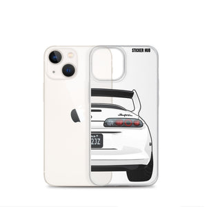 White Toyota Supra - iPhone Case