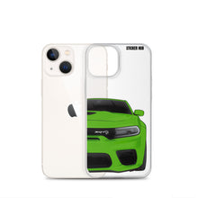 Load image into Gallery viewer, Green Charger Hellcat (Widebody) - iPhone Case