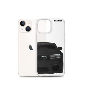 Black Charger Hellcat (Widebody) - iPhone Case