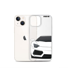 Load image into Gallery viewer, White Lamborghini Aventadoor - iPhone Case