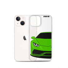 Load image into Gallery viewer, Green Lamborghini Huracan - iPhone Case