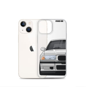 Silver BMW E36 - iPhone Case