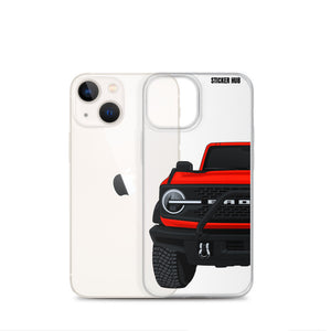 Red Ford Bronco "First Edition" - iPhone Case