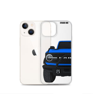 Blue Ford Bronco "First Edition" - iPhone Case