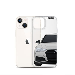 Silver B9 Audi S4 "Facelift" - iPhone Case