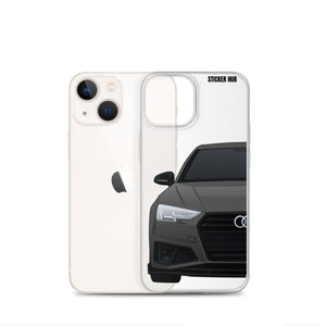 Gray B9 Audi S4 "Facelift" - iPhone Case