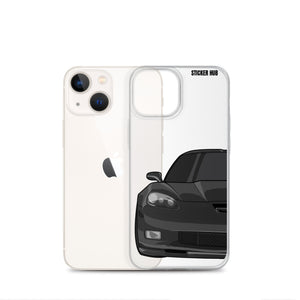 Black C6 Corvette Z06 - iPhone Case