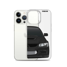 Load image into Gallery viewer, Black Mitsubishi Evo - iPhone Case