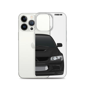 Black Mitsubishi Evo - iPhone Case