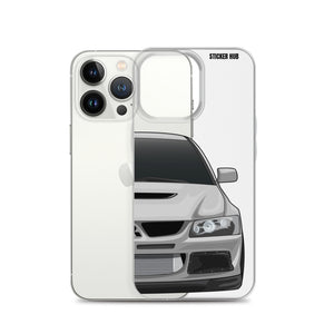 Silver Mitsubishi Evo - iPhone Case