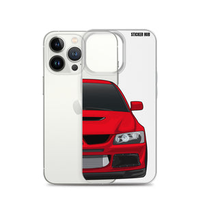 Red Mitsubishi Evo - iPhone Case