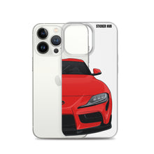 Load image into Gallery viewer, Renaissance Red MKV Toyota Supra - iPhone Case