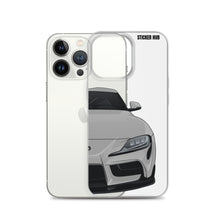 Load image into Gallery viewer, Silver MKV Toyota Supra - iPhone Case