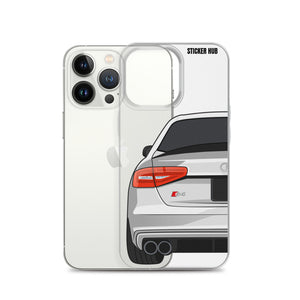 Silver B8.5 Audi S4 - iPhone Case