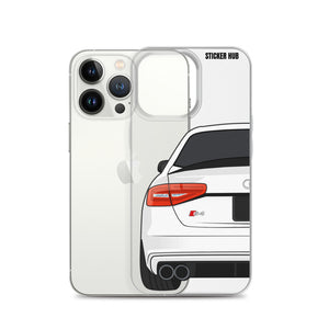 White B8.5 Audi S4 - iPhone Case