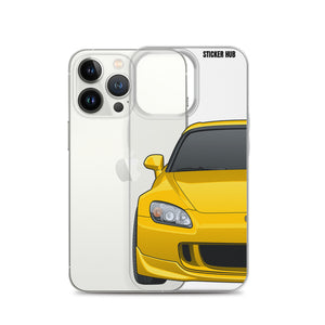 Yellow Honda S2000 - iPhone Case