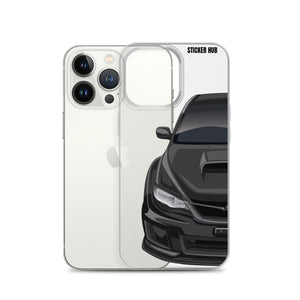 Black 09-14 Subaru WRX STI - iPhone Case