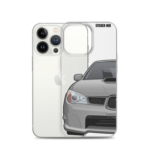 Crystal Grey 06-07 Subaru WRX STI - iPhone Case