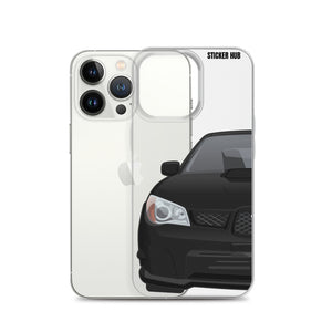 Black 06-07 Subaru WRX STI - iPhone Case