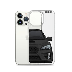 Black 15-17 Subaru WRX STI - iPhone Case