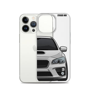 Silver 15-17 Subaru WRX STI - iPhone Case