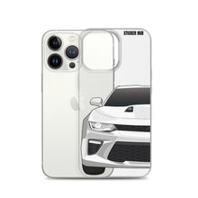 Load image into Gallery viewer, White 6th Gen Camaro SS - iPhone Case