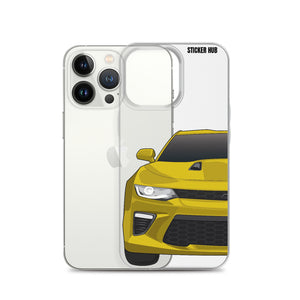 Yellow 6th Gen Camaro SS - iPhone Case