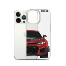 Load image into Gallery viewer, Garnet Red 6th Gen Camaro ZL1 1LE - iPhone Case