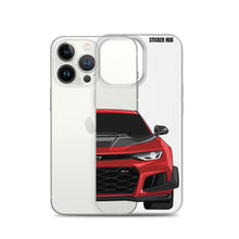 Load image into Gallery viewer, Red Hot 6th Gen Camaro ZL1 1LE - iPhone Case