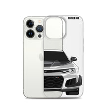 Load image into Gallery viewer, Silver 6th Gen Camaro ZL1 1LE - iPhone Case