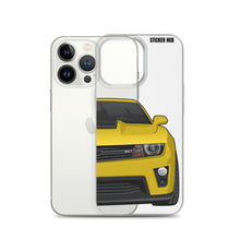 Load image into Gallery viewer, Rally Yellow 5th Gen Camaro ZL1 - iPhone Case