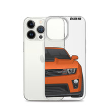 Load image into Gallery viewer, Inferno Orange 5th Gen Camaro ZL1 - iPhone Case