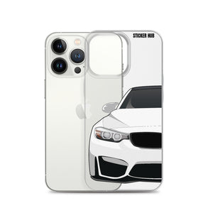 White BMW F80 - iPhone Case