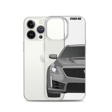 Load image into Gallery viewer, Silver Cadillac CTS-V - iPhone Case