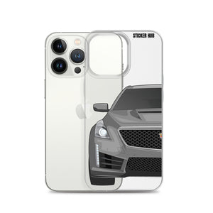 Silver Cadillac CTS-V - iPhone Case