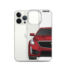 Load image into Gallery viewer, Red Cadillac CTS-V - iPhone Case