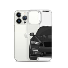 Load image into Gallery viewer, Black 15-17 Mustang 5.0 - iPhone Case