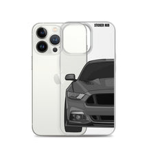 Load image into Gallery viewer, Gray 15-17 Mustang 5.0 - iPhone Case