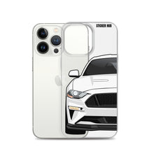 Load image into Gallery viewer, White 18-21 Mustang 5.0 - iPhone Case