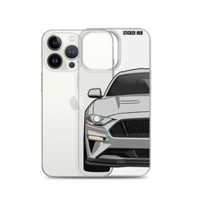 Load image into Gallery viewer, Silver 18-21 Mustang 5.0 - iPhone Case