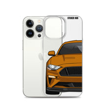 Load image into Gallery viewer, Orange 18-21 Mustang 5.0 - iPhone Case