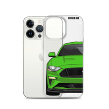 Load image into Gallery viewer, Green 18-21 Mustang 5.0 iPhone Case