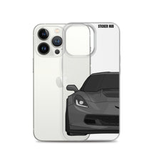 Load image into Gallery viewer, Gray C7 Corvette Z06 - iPhone Case