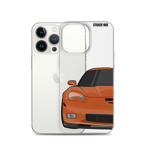 Atomic Orange C6 Corvette Z06 - iPhone Case