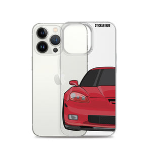 Victory Red C6 Corvette Z06 - iPhone Case