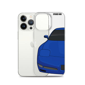 Electron Blue C5 Corvette Z06iPhone Case